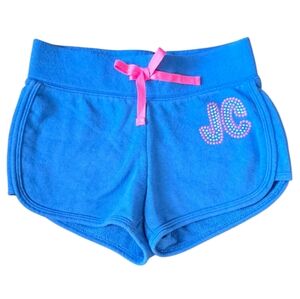 Juicy Couture Blue Kids Shorts with Pink Accents